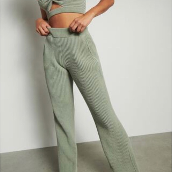 Dynamite - Ribbed Flared Pant - Picture 1 of 3